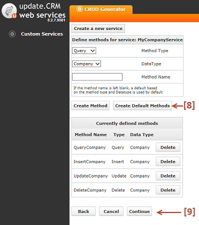 Service Generator